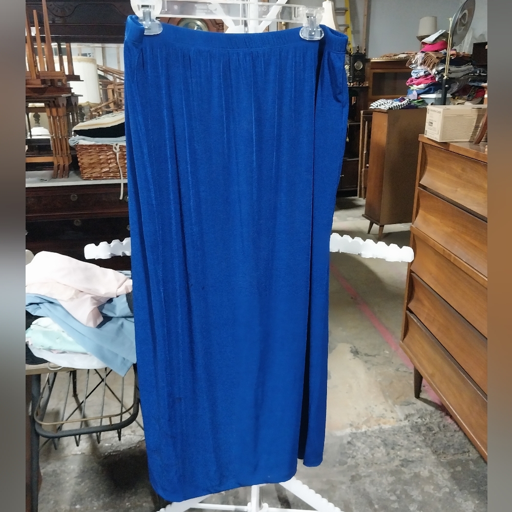 Impressions Elegant Blue Women's Skirt